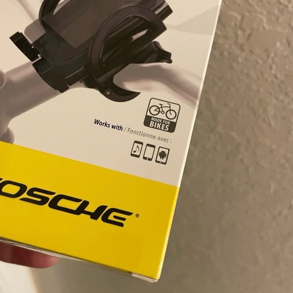 Scosche Black Bike Mount for Mobile Devices OPENED BOX! LOOKS GREAT!!